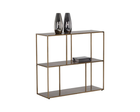 Eiffel Low Medium Antique Brass - Bookcase Sunpan