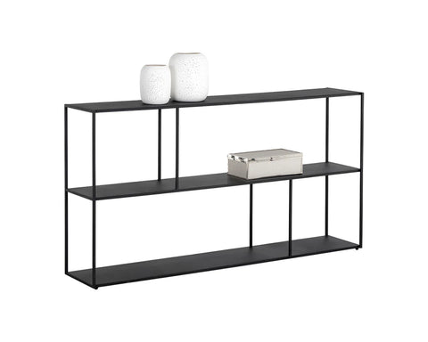 Eiffel Low Large Black - Bookcase Sunpan