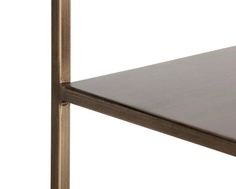 Eiffel Low Large Antique Brass - Bookcase Sunpan