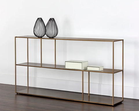 Eiffel Low Large Antique Brass - Bookcase Sunpan