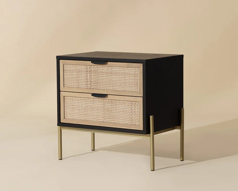 Avida Black - Nightstand Sunpan