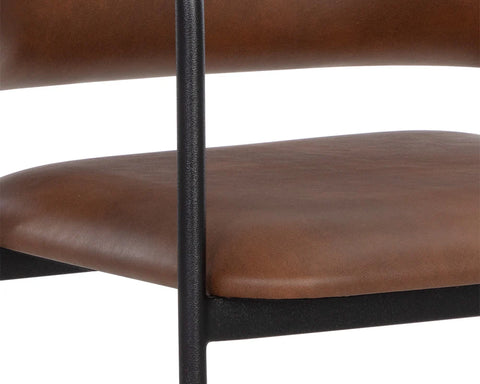 Brenan Cognac - Counter Chair Sunpan