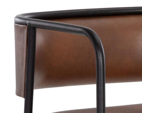 Brenan Cognac - Counter Chair Sunpan