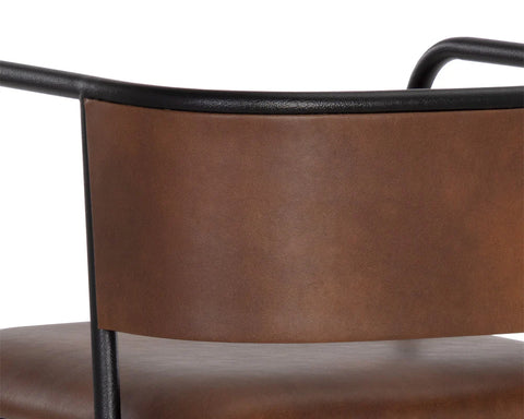 Brenan Cognac - Counter Chair Sunpan