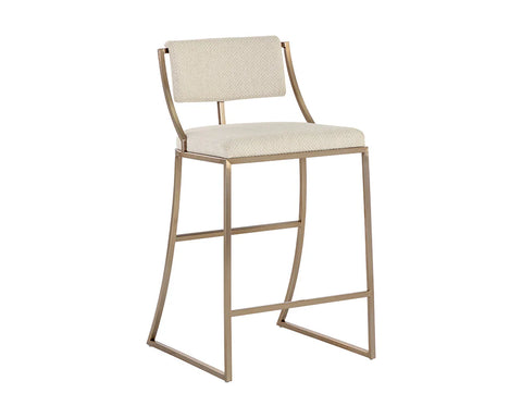 Mekena Oatmeal - Counter Chair Sunpan