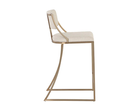 Mekena Oatmeal - Counter Chair Sunpan