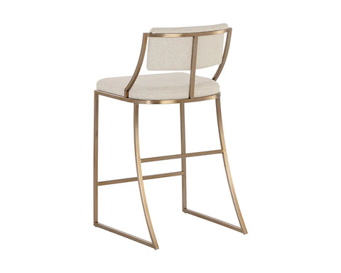 Mekena Oatmeal - Counter Chair Sunpan