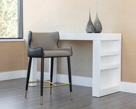 Gianni Black - Counter Chair Sunpan