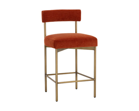 Seneca Rust - Counter Chair Sunpan