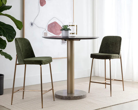 Zeke Olive - Counter Chair Sunpan