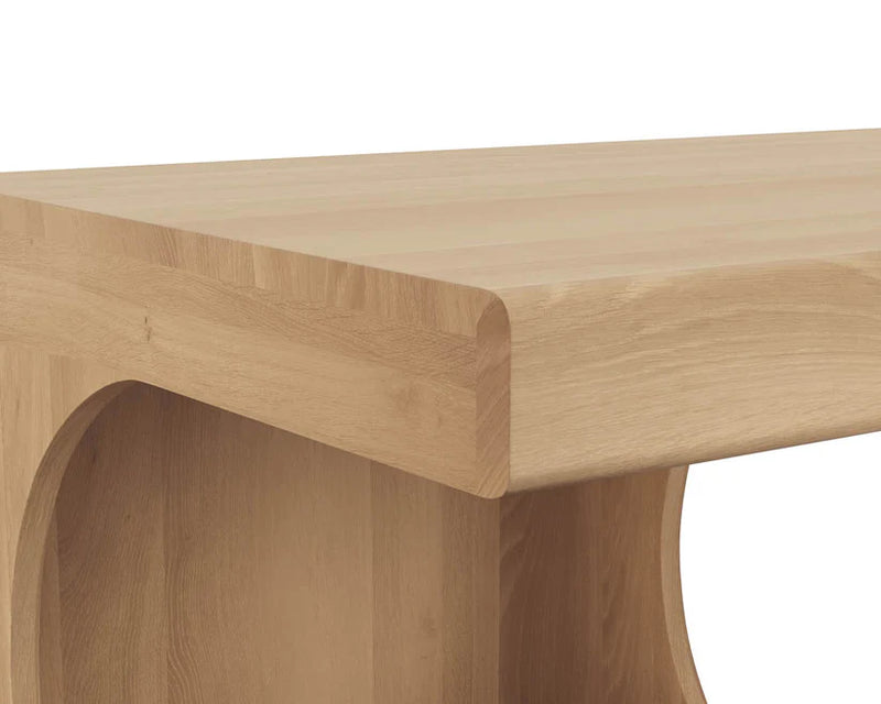 Catrine Rustic Oak - Desk Sunpan