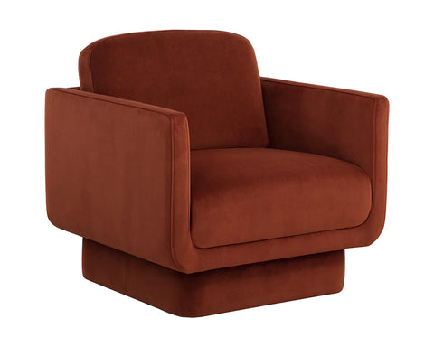 Everton Rust- Accent Chair Sunpan