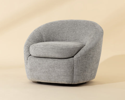 Bliss Grey Swivel - Accent Chair Sunpan