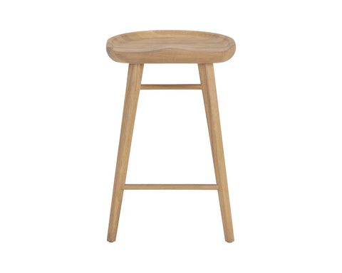 Dominic Oak - Counter Chair Sunpan