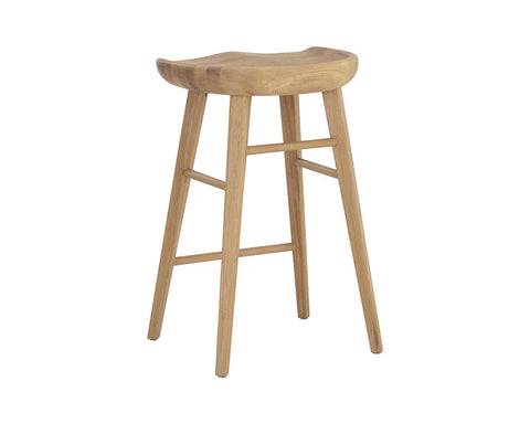 Dominic Oak - Counter Chair Sunpan