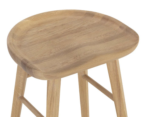 Dominic Oak - Counter Chair Sunpan