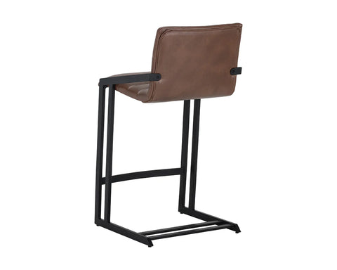 Webber Cognac - Counter Chair Sunpan (Set Of Two)