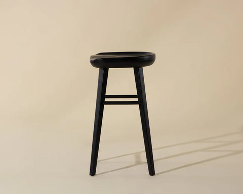 Dominic Black Oak - Counter Chair Sunpan