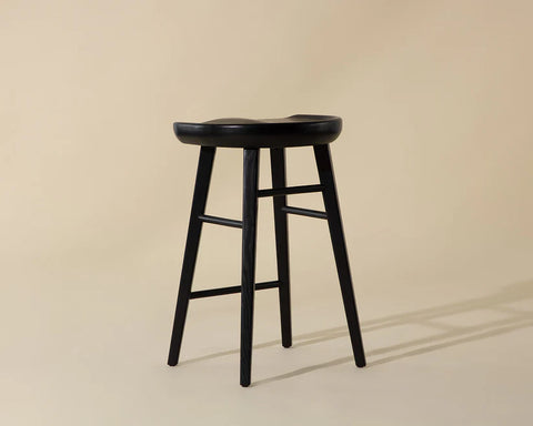 Dominic Black Oak - Counter Chair Sunpan