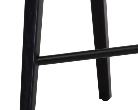 Dominic Black Oak - Counter Chair Sunpan