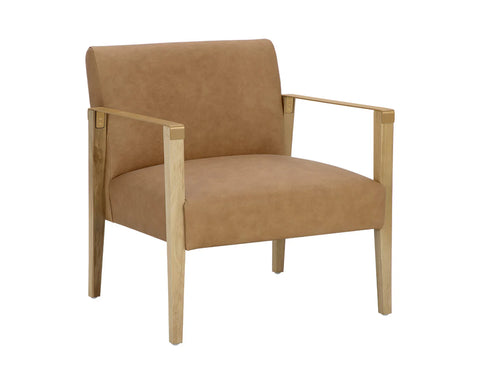 Earl Rustic Oak - Accent Chair Sunpan