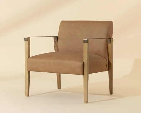 Earl Rustic Oak - Accent Chair Sunpan