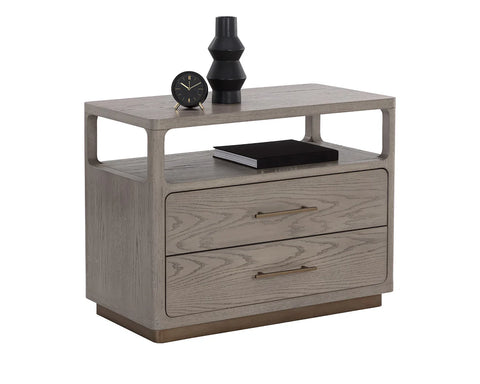 Danette Grey - Nightstand Sunpan