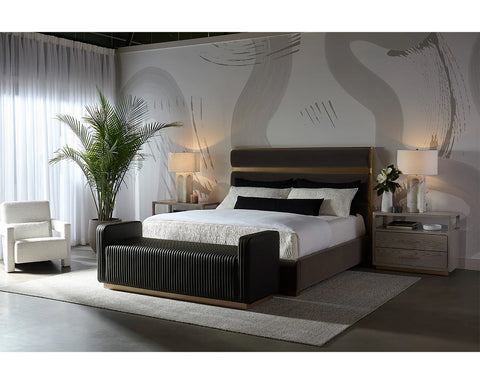 Danette Grey - Nightstand Sunpan