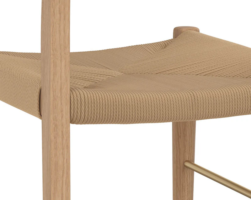 Bondi Natural - Counter Chair Sunpan