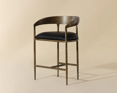 Zanatta Black - Counter Chair Sunpan