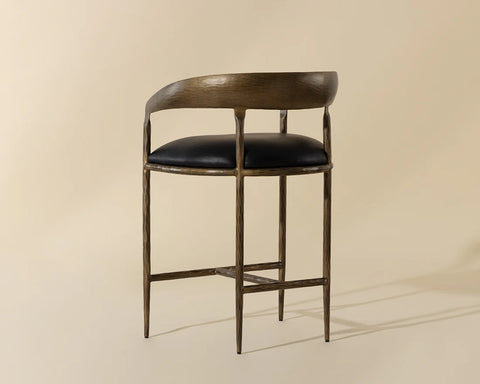 Zanatta Black - Counter Chair Sunpan