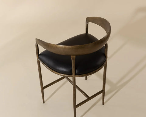 Zanatta Black - Counter Chair Sunpan