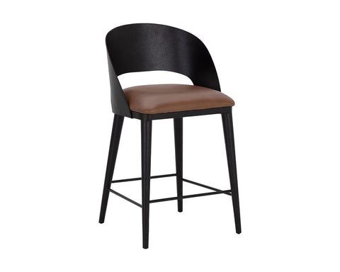 Dezirae Black - Counter Chair Sunpan