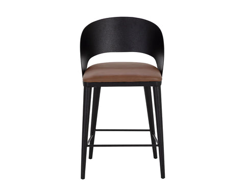 Dezirae Black - Counter Chair Sunpan