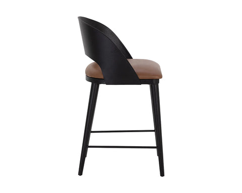 Dezirae Black - Counter Chair Sunpan