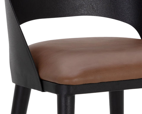 Dezirae Black - Counter Chair Sunpan