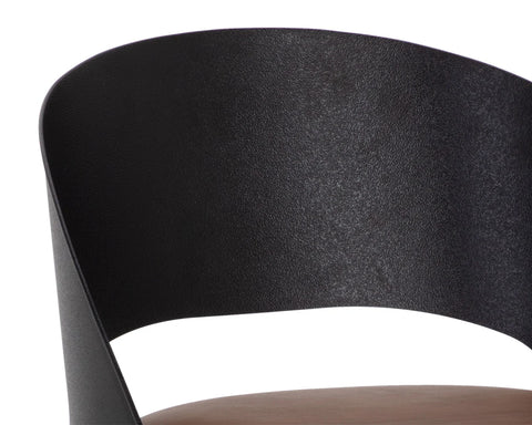 Dezirae Black - Counter Chair Sunpan