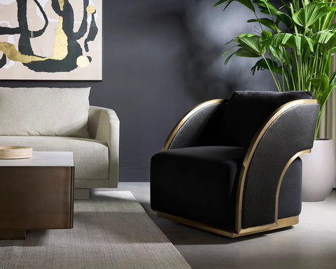 Baz Swivel - Accent Chair Sunpan