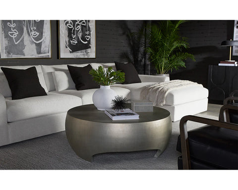 Tarsus Pewter - Coffee Table Sunpan