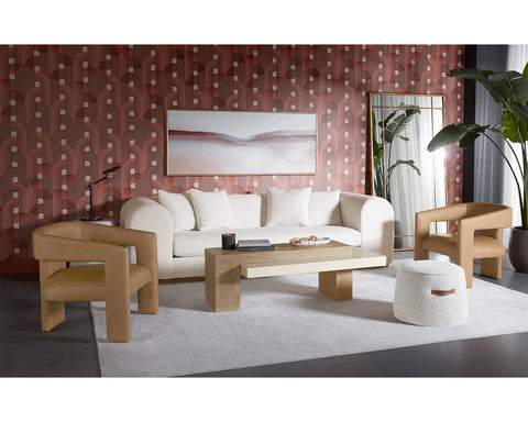 Herriot Light Brown - Coffee Table Sunpan