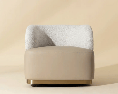 Brinda Beige Swivel - Accent Chair Sunpan