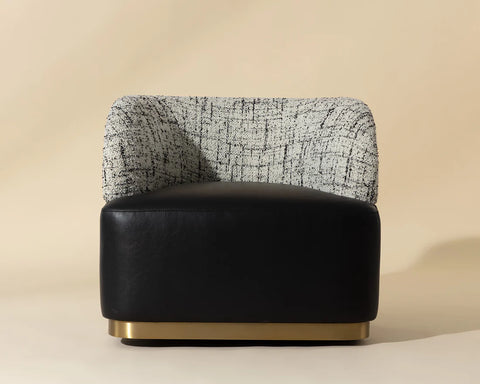 Brinda Black Swivel - Accent Chair Sunpan