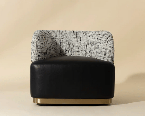 Brinda Black Swivel - Accent Chair Sunpan