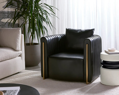 Alix Black - Accent Chair Sunpan