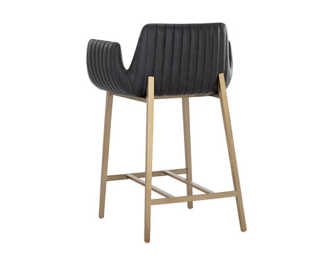 Lucano Black - Counter Chair Sunpan