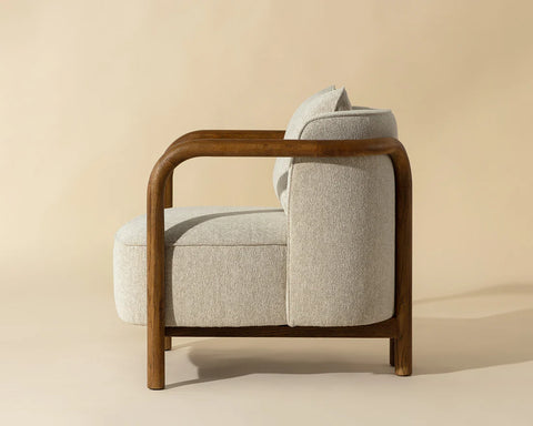 Beatrice Cream - Accent Chair Sunpan