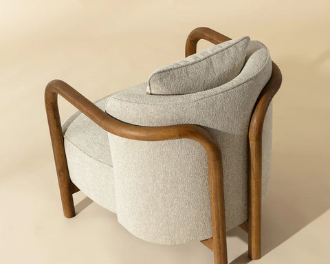 Beatrice Cream - Accent Chair Sunpan