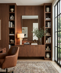 modern bronze wall mirror