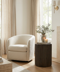 modern wood end table