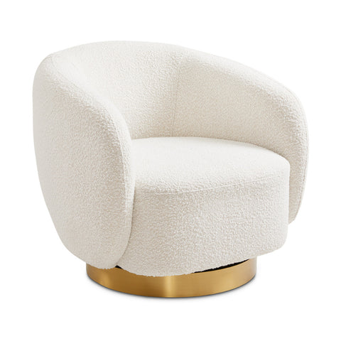 Aspen Gold Boucle Fabric - Accent Chair XC